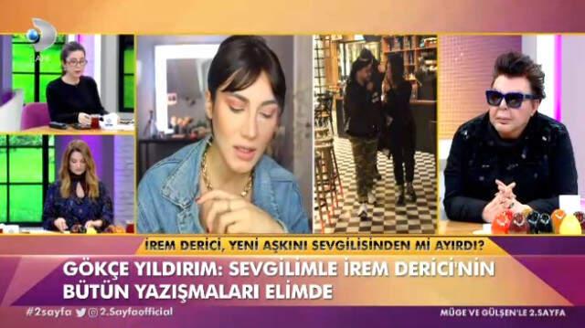 YouTuber Gökçe Yıldırım, Sevgilisi Ataberk Özdene ile İrem Derici'nin Mesajlarını İfşa Etti