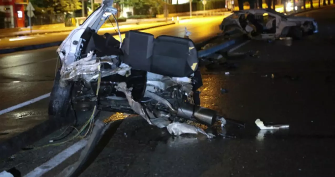 Alkollü Sürücü, 5 Parçaya Ayrılan Araçtan Yara Almadan Kurtuldu