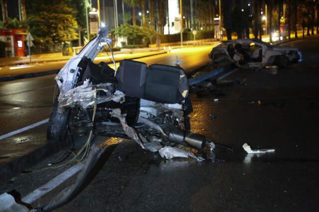 Alkollü Sürücü, 5 Parçaya Ayrılan Araçtan Yara Almadan Kurtuldu