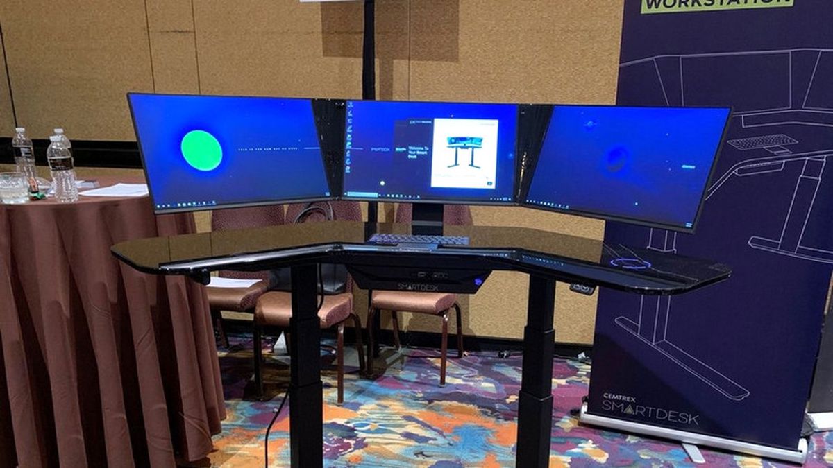 Dokunmatik Ekranlar ve Mükemmel Bir Pc'den Oluşan Akıllı Masa: Smartdesk