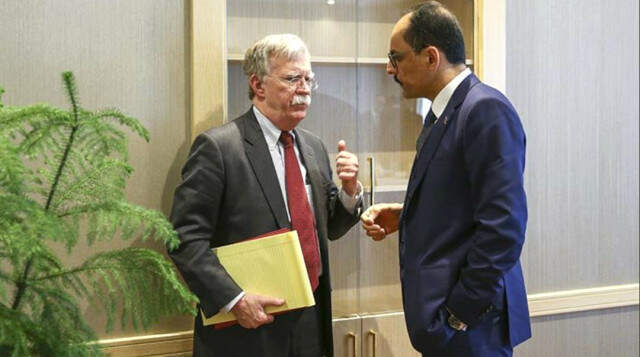 İbrahim Kalın ve John Bolton'un Fotoğrafları Olay Oldu