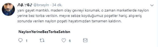 Sosyal Medya Kullanıcıları 'Naylon Yerine Bez Torba Satılsın' Kampanyası Başlattı