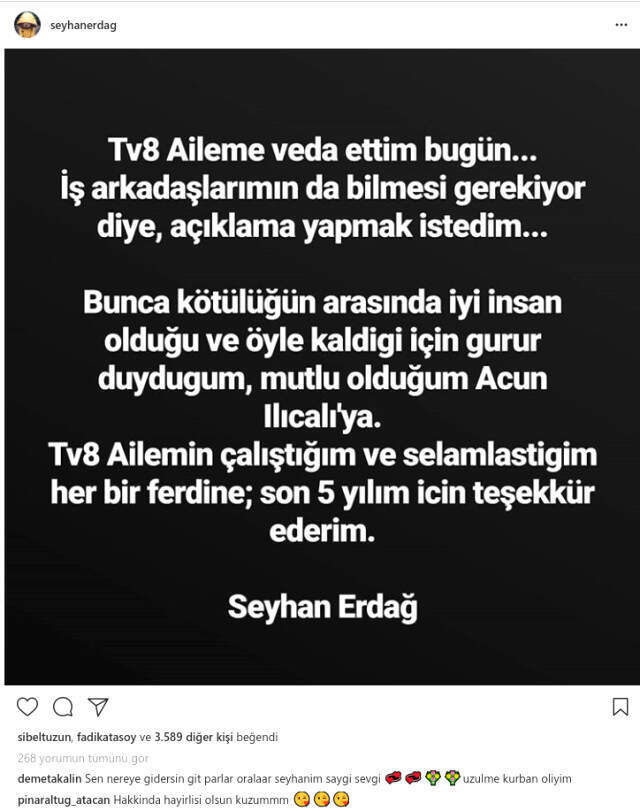 Usta Magazinci Seyhan Erdağ, TV8'le Yollarını Ayırdı