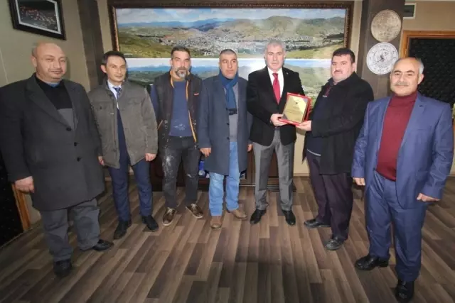 Başkan Memiş'e Teşekkür Ziyareti