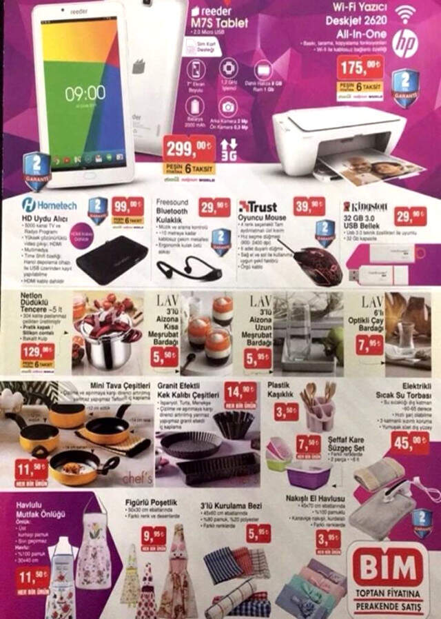 Bim 18-25 Ocak Aktüel Ürün Kataloğu Yayınlandı! Bim'in 18-25 Ocak Aktüel Kataloğunda Neler Var?