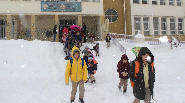 Yoğun Kar Yağışı Nedeniyle 7 İlde Eğitime Ara Verildi! İşte O İller