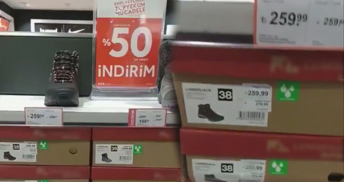 Ayakkabıdaki Yüzde 50 İndirim Oyunu, Uyanık Vatandaşın Dikkatinden Kaçmadı
