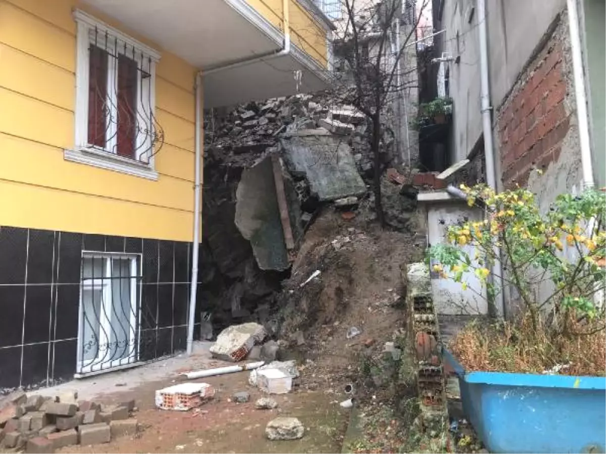 Kağıthane�de Bir Binanın İstinat Duvarında Çökme (1) Haberler Kağıthane�de Bir Binanın İstinat Duvarında Çökme (1) Haberler