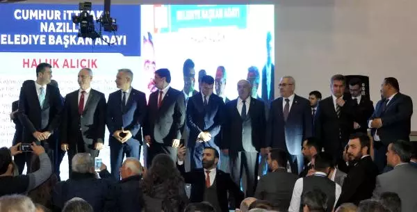 Aydın'da 'Cumhur İttifakı' Adaylarını Hamza Dağ Açıkladı