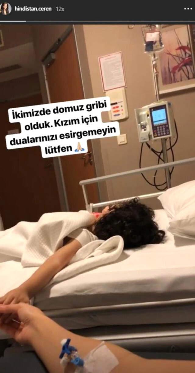 Ceren Hindistan'ın Kızı Domuz Gribine Yakalandı!