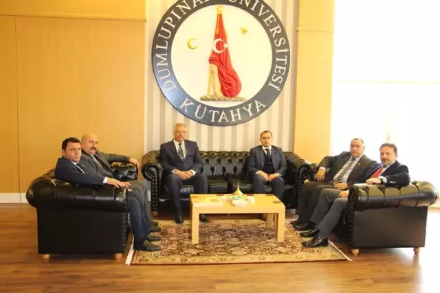 Dumlupınar Protokolü, Rektör Remzi Gören'i Ziyaret Etti