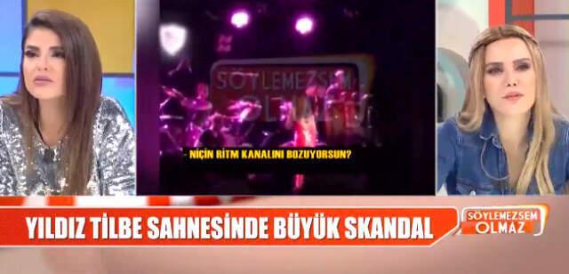 Sahnede Çılgına Dönen Yıldız Tilbe, Müzisyenlere Açtı Ağzını Yumdu Gözünü!