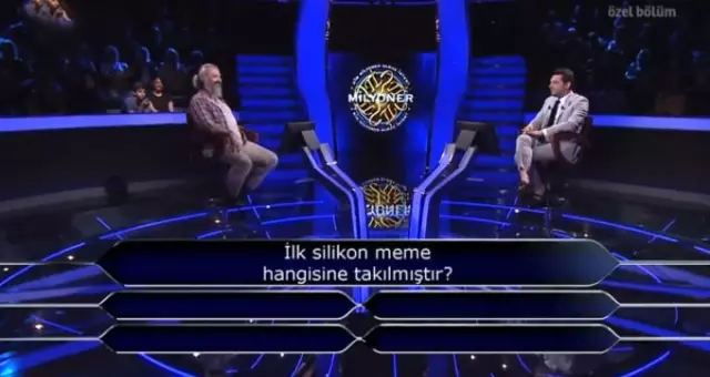 Kim Milyoner Olmak İster'de 'İlk Hangi Hayvana Silikon Takıldı' Sorusu Olay Oldu Kim Milyoner Olmak İster'de 'İlk Hangi Hayvana Silikon Takıldı' Sorusu Olay Oldu