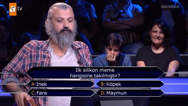 Kim Milyoner Olmak İster'de 'İlk Hangi Hayvana Silikon Takıldı' Sorusu Olay Oldu