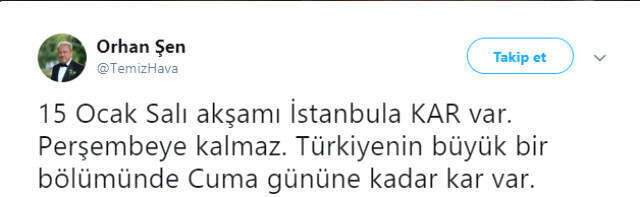Ünlü Meteorolog, İstanbul'da Etkili Olacak Kar İçin Tarih Verdi