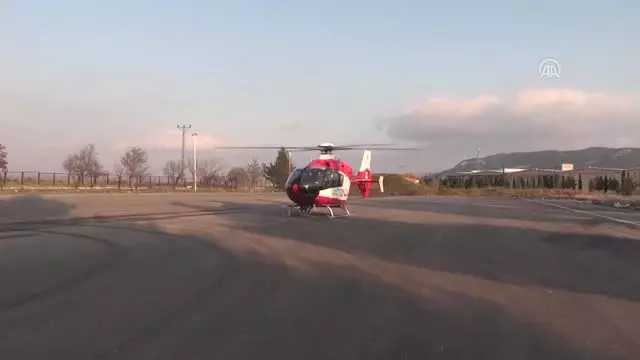 Ambulans Helikopter Kanser Hastası İçin Havalandı Ambulans Helikopter Kanser Hastası İçin Havalandı