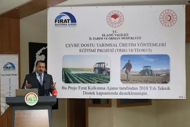 Elazığ'da 'Çevre Dostu Tarımsal Üretim Yöntemleri' Projesi Elazığ'da 'Çevre Dostu Tarımsal Üretim Yöntemleri' Projesi