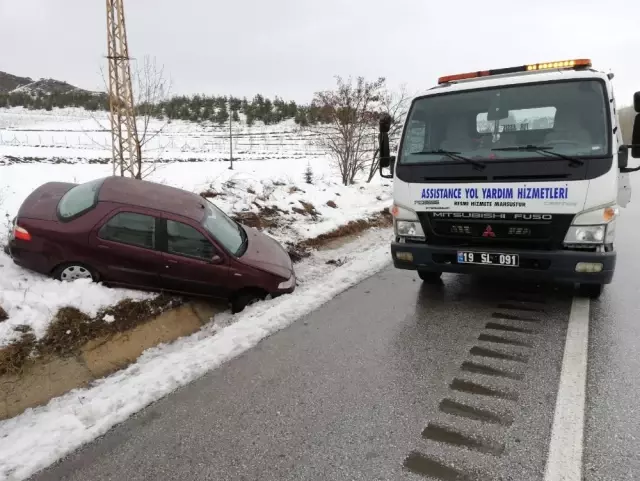 Sungurlu'da İki Ayrı Trafik Kazası Sungurlu'da İki Ayrı Trafik Kazası