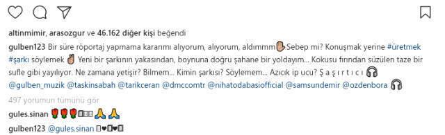 Yeni Albüm Heyecanını Yaşayan Gülben Ergen, Bir Süre Konuşmama Kararı Aldı