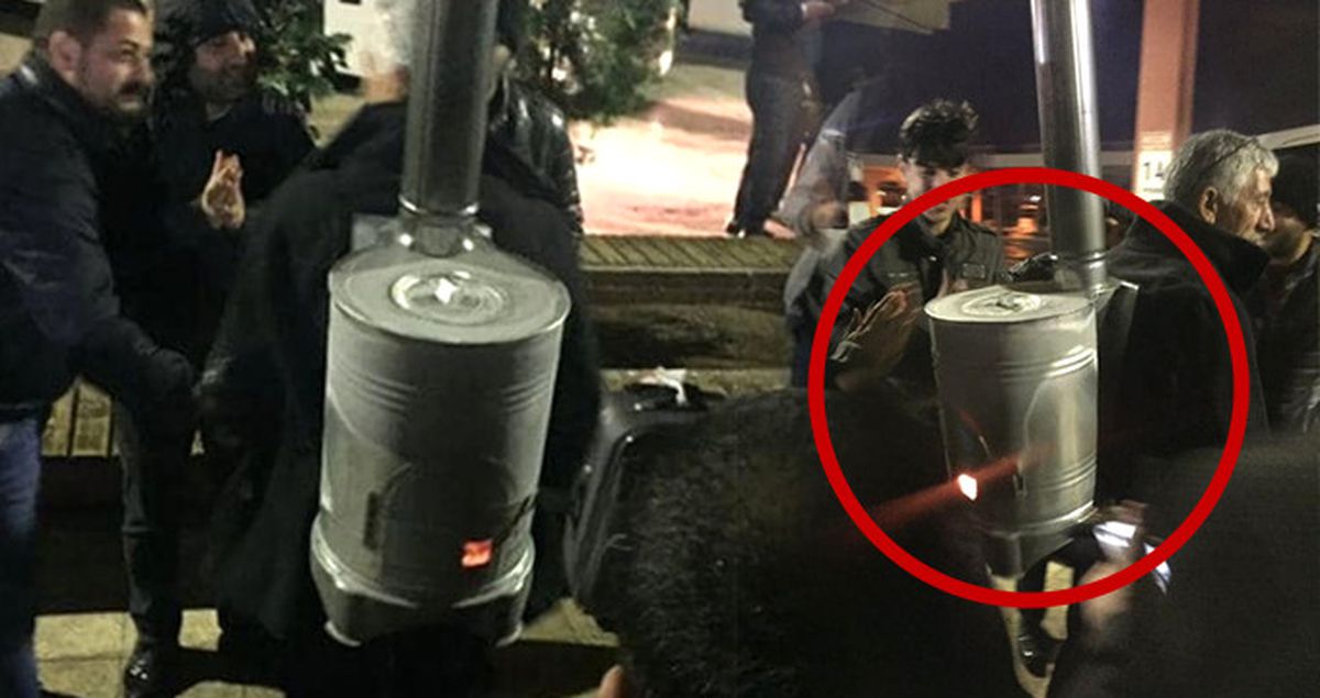 Dolandırılan Vatandaş, Sırtına Soba Bağlayarak Otogarda Gezdi