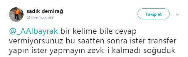 Galatasaray İkinci Başkanı Abdurrahim Albayrak, Sarı-Kırmızılı Taraftarları Kızdırdı