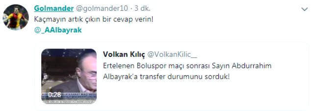 Galatasaray İkinci Başkanı Abdurrahim Albayrak, Sarı-Kırmızılı Taraftarları Kızdırdı