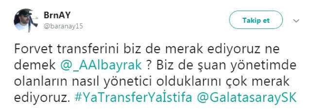 Galatasaray İkinci Başkanı Abdurrahim Albayrak, Sarı-Kırmızılı Taraftarları Kızdırdı