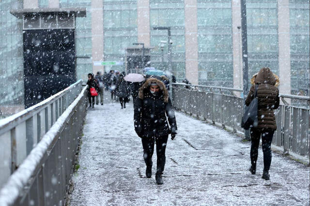 İstanbul'a Akşam Saatlerinde Karla Karışık Yağmur Geliyor