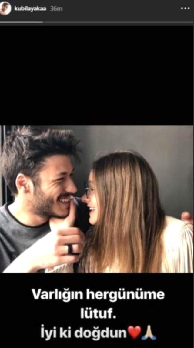 Kubilay Aka'dan Romantik Doğum Günü Fotoğrafı