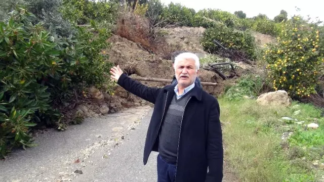 Mersin'de Heyelan Mersin'de Heyelan