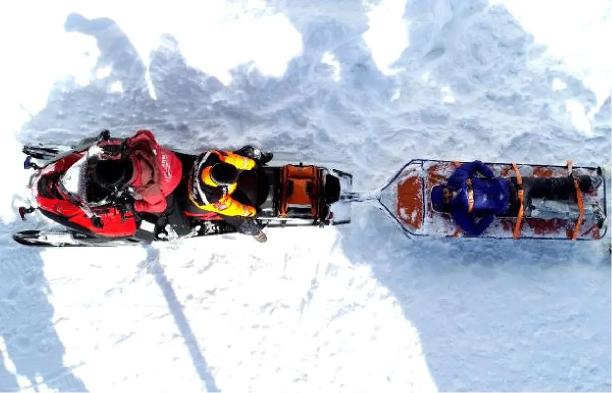 Uludağ'da Nefes Kesen Kurtarma Tatbikatı