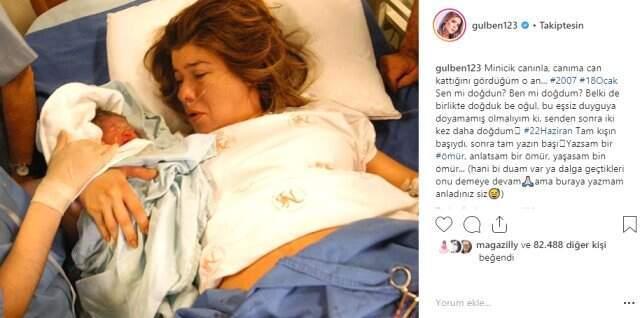 Gülben Ergen Oğlunun Yeni Yaşını Yaptığı Duygusal Paylaşımla Kutladı