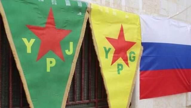 Rus Ordusu ve YPG/PKK'nın Münbiç'te Ortak Devriye Yaptığı Görüntüler Ortaya Çıktı