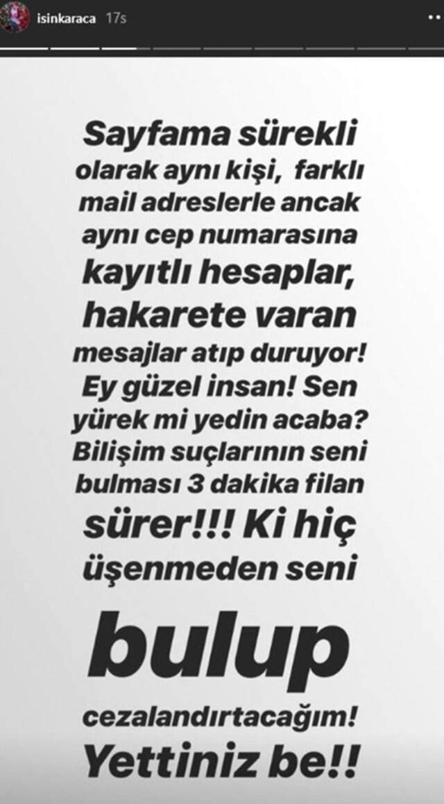 Ünlü Şarkıcı Işın Karaca, Taciz Mesajlarına İsyan Etti