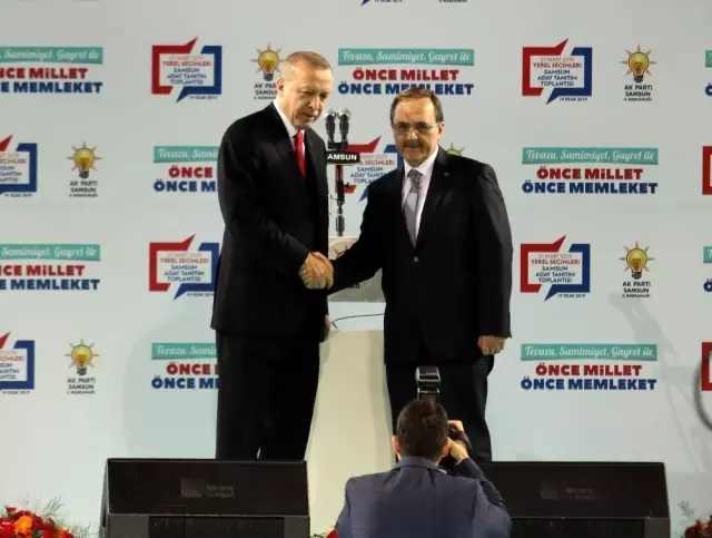Erdoğan AK Parti'nin Samsun Adaylarını Açıkladı Erdoğan AK Parti'nin Samsun Adaylarını Açıkladı