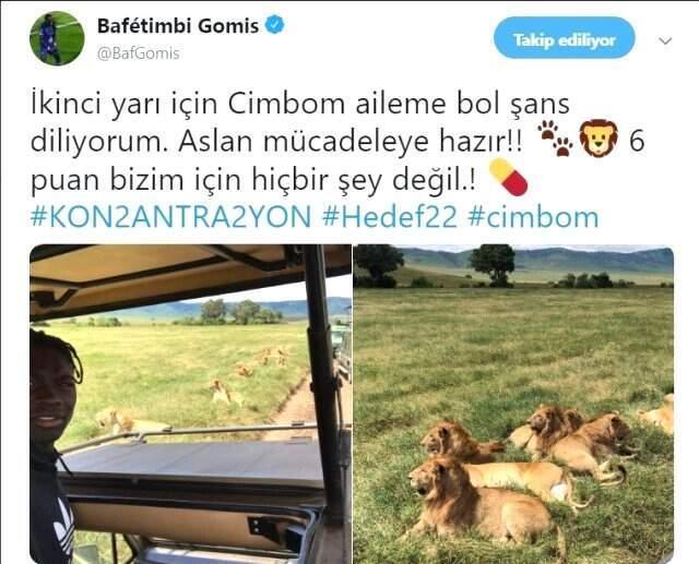 Galatasaray'ın Eski Oyuncusu Bafetimbi Gomis'ten Sarı-Kırmızılı Takıma Destek Mesajı