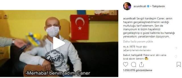 Kanser Hastası Caner'in Hayalini Gerçekleştiren Acun Ilıcalı'dan Duygusal Paylaşım: Çok Mutluyum