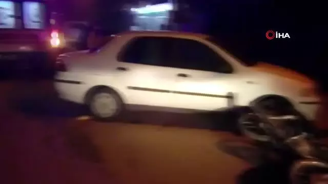 Motosiklet ile Otomobil Çarpıştı: 1 Yaralı