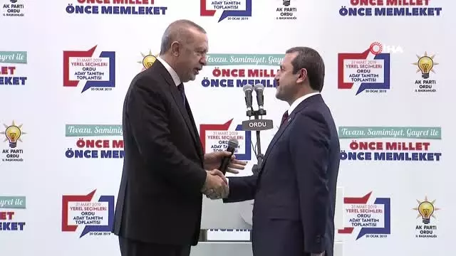Cumhurbaşkanı Erdoğan Ordu Adaylarını Açıkladı Cumhurbaşkanı Erdoğan Ordu Adaylarını Açıkladı