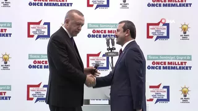 Cumhurbaşkanı Erdoğan Ordu Adaylarını Açıkladı Cumhurbaşkanı Erdoğan Ordu Adaylarını Açıkladı