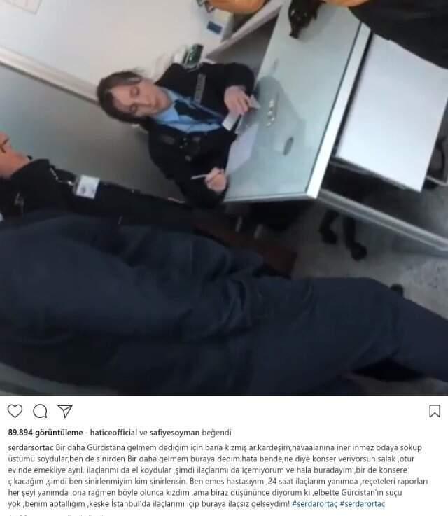 Konser Vermek İçin Gürcistan'a Giden Serdar Ortaç, Ülkeye Alınmadı
