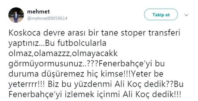 Fenerbahçe 3 Puanı Son Dakikada Yediği Golle Kaçırınca, Taraftarlar Sosyal Medyada İsyan Etti