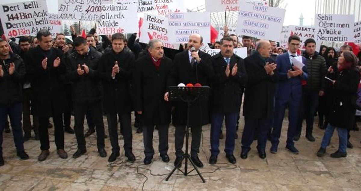 Ataması Yapılmayan Öğretmenler Ankara'da Eylem Yaptı