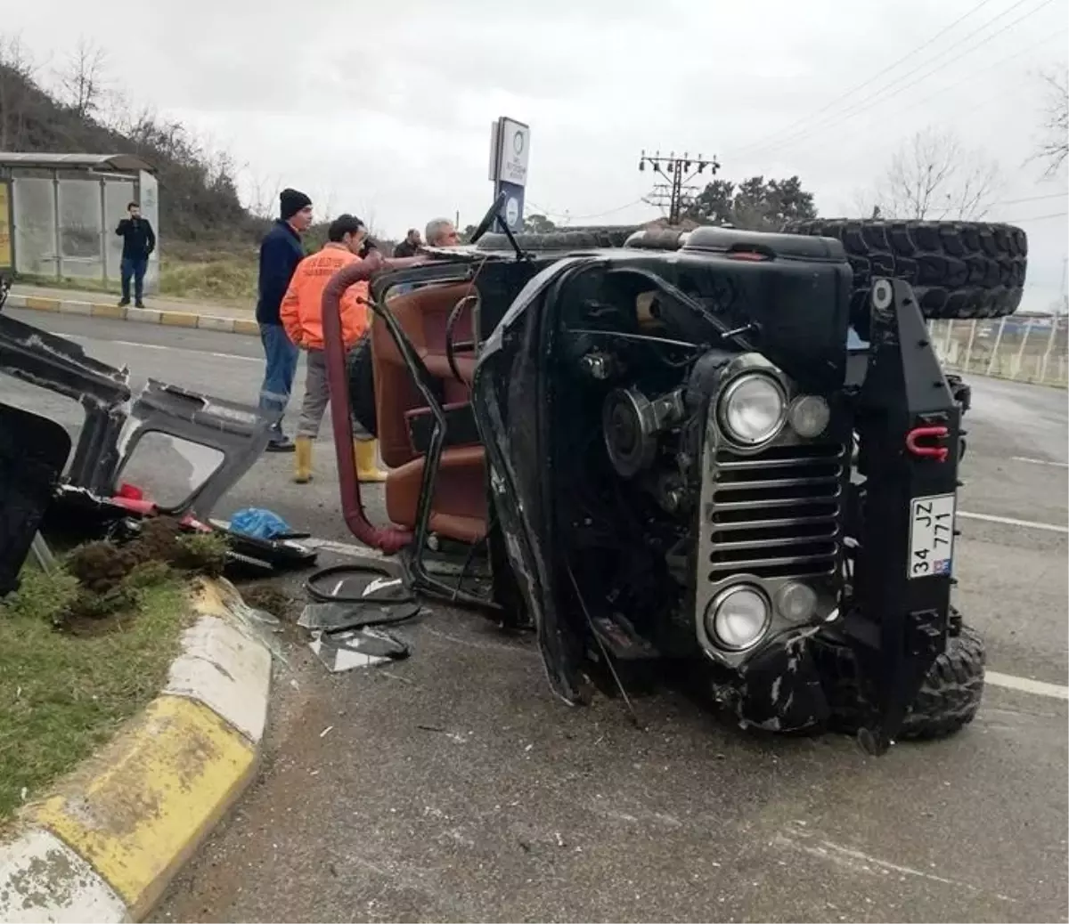 Fatsa'da Trafik Kazası: 1 Yaralı