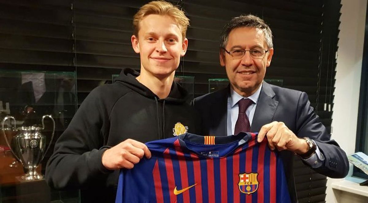 Barcelona, Ajax'ın Yıldızı Frenkie de Jong'u Transfer Etti
