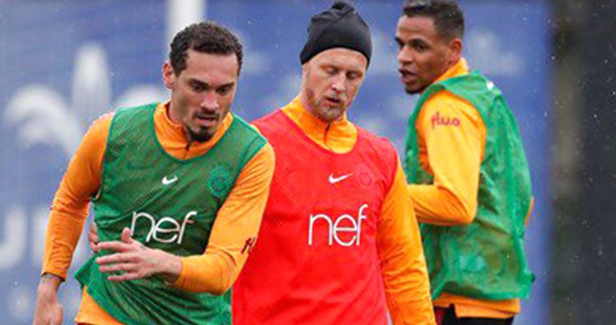 Galatasaray'da Semih Kaya İlk Antrenmanına Çıktı