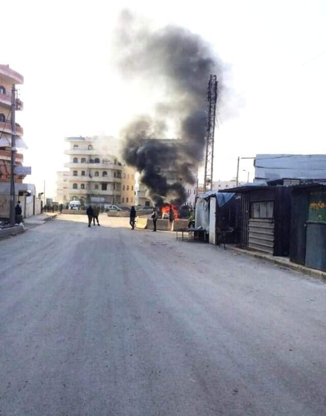 Son Dakika! Afrin'de Patlama! Ölü ve Yaralılar Var