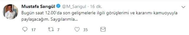 Son Dakika! CHP'nin Şişli'den Aday Göstermeyi Düşünmediği Mustafa Sarıgül Partiden İstifa Ediyor