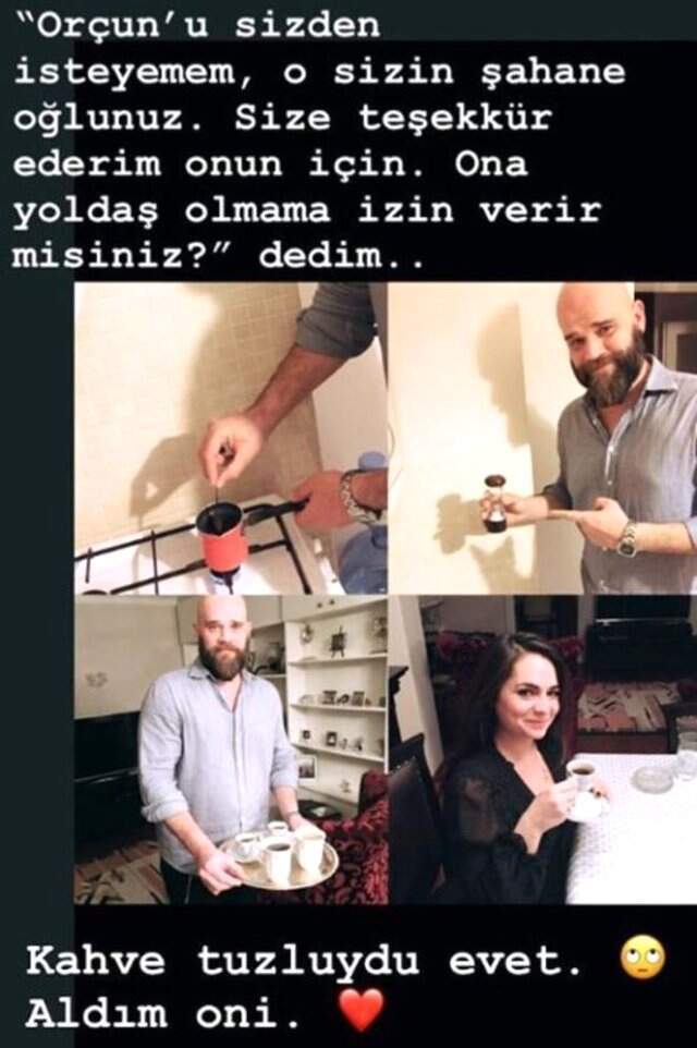Oyuncu Belit Özükan, Erkek Arkadaşını Ailesinden İsteyerek Tuzlu Kahve İçti