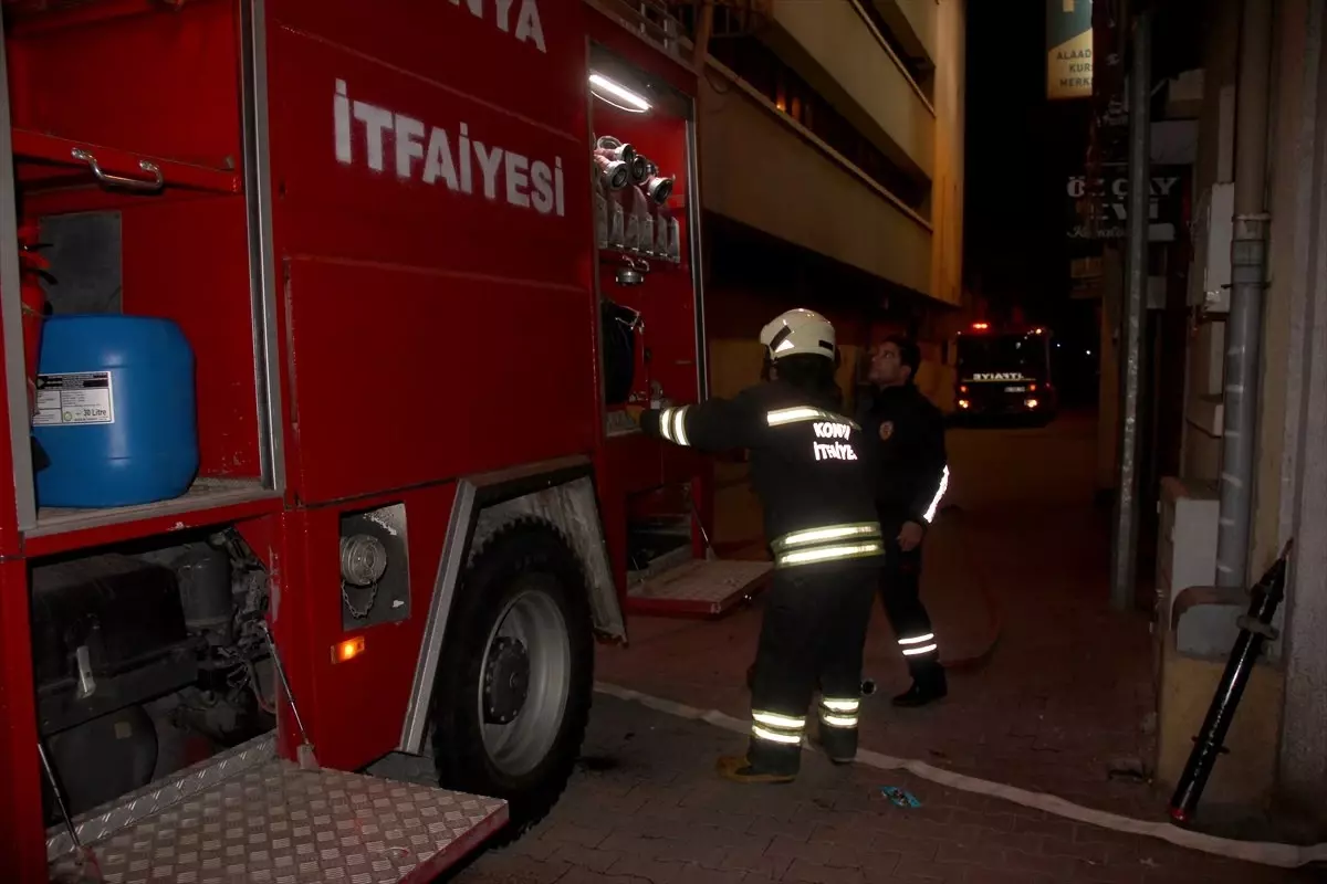 Taksicinin Dikkati Yangının Büyümesini Önledi